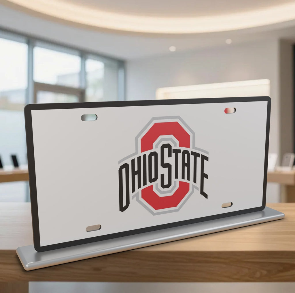 Ohio State Buckeyes College Football License Plate Car Tag 12x6 Front Novelty