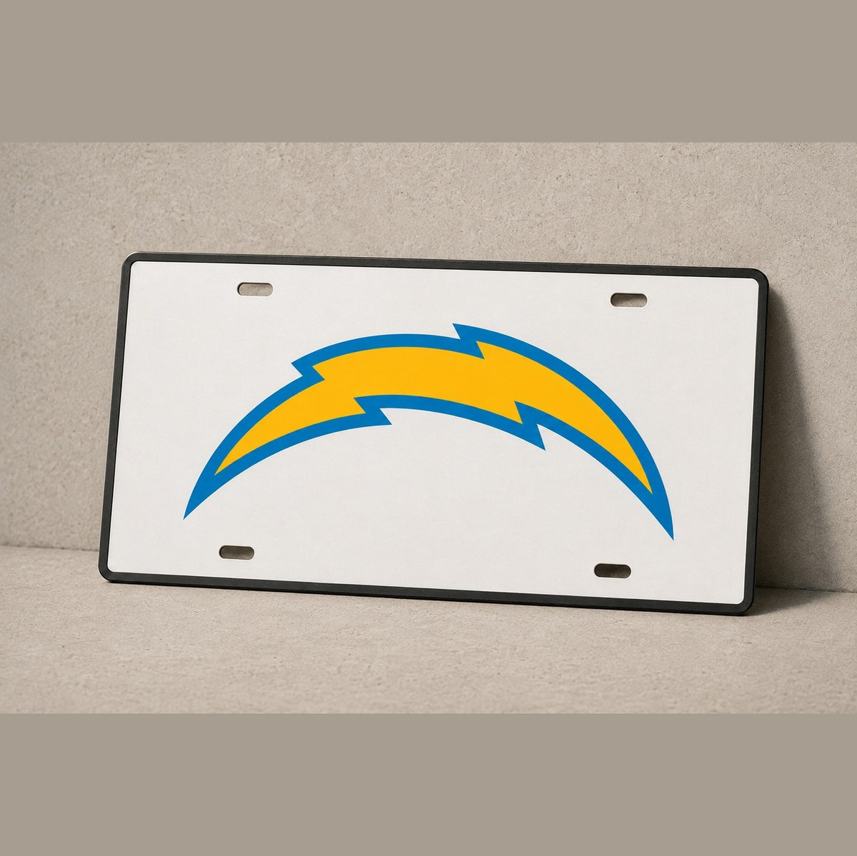 Los Angeles Chargers Football License Plate Car Tag 12x6 Front Novelty Vanity