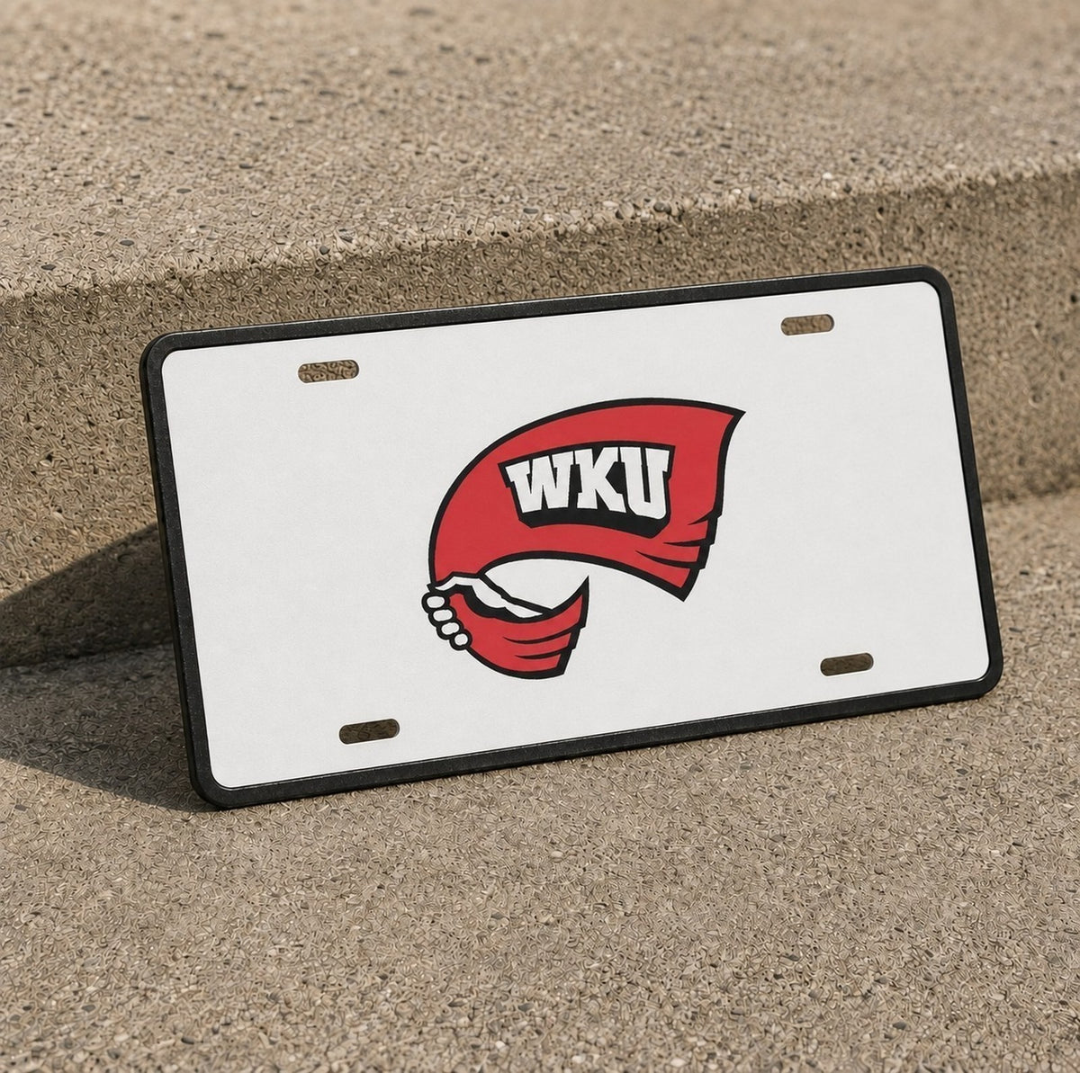 Western Kentucky Hilltoppers WKU License Plate Car Tag 12x6 Front