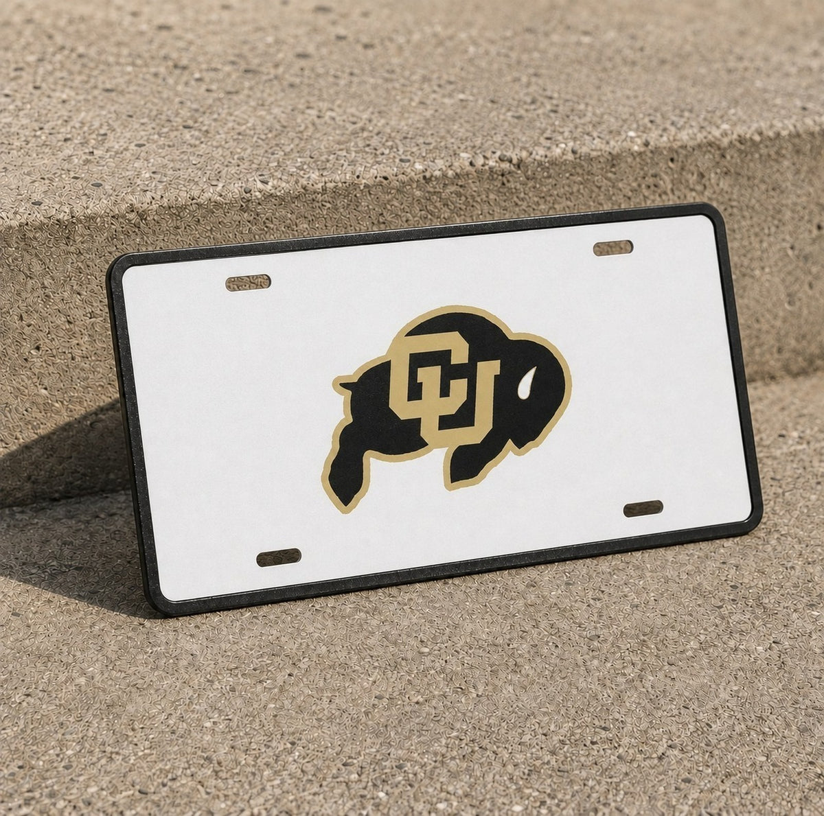 Colorado Buffaloes CU Buffs License Plate Car Tag 12x6 Front