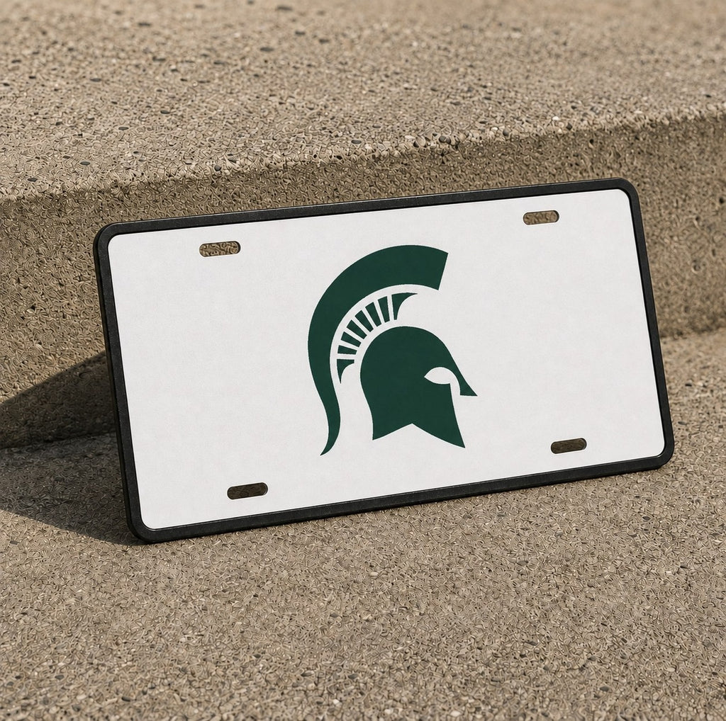 Michigan State Spartans MSU License Plate Car Tag 12x6 Front