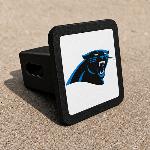 Carolina Panthers NFL Trailer Hitch Cover 2 Inch Receiver