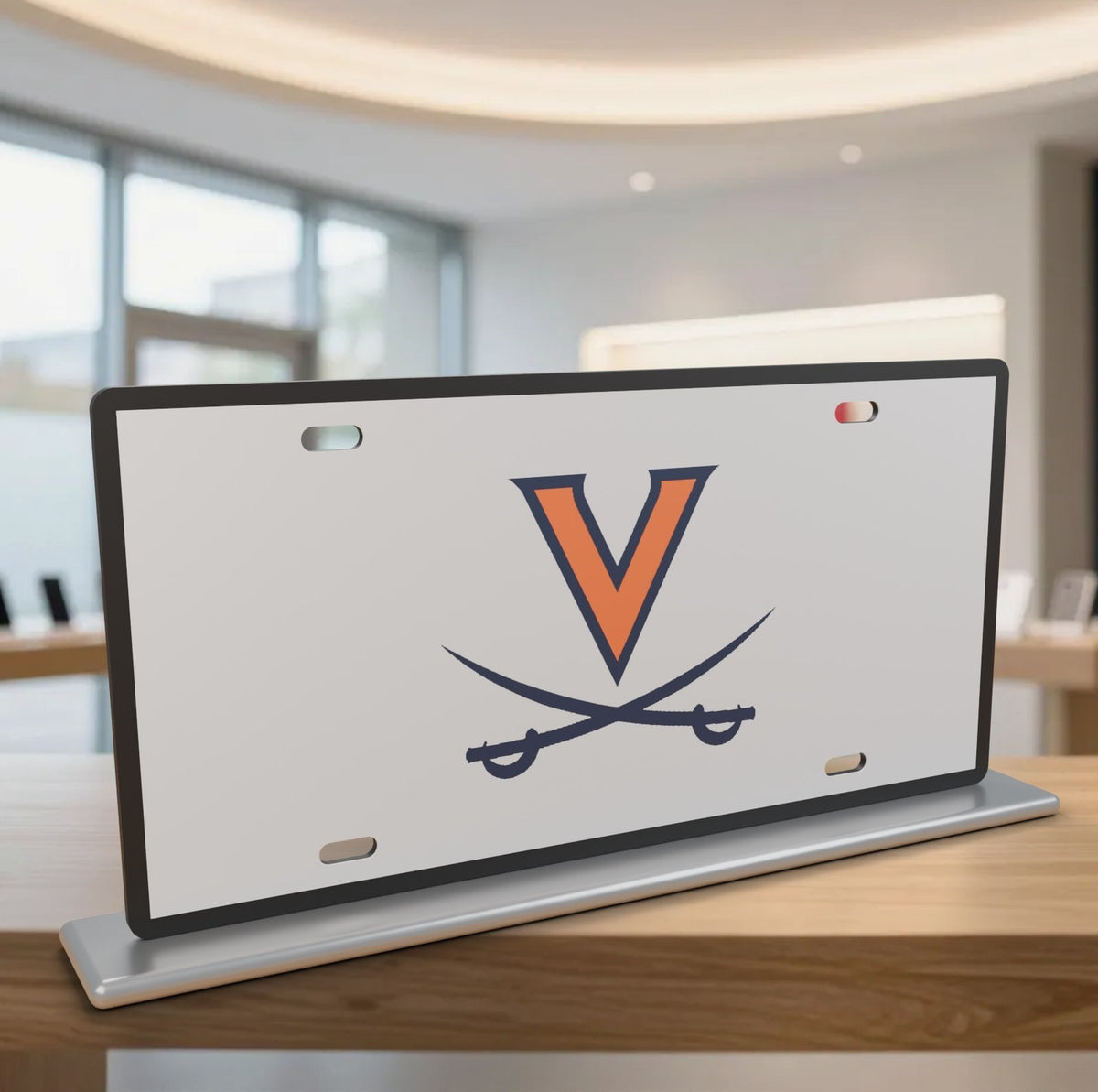 Virginia Cavaliers UVA License Plate Car Tag 12x6 Front