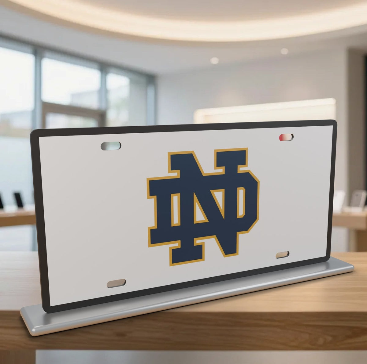 Notre Dame Fighting Irish College Football License Plate Car Tag 12x6 Front