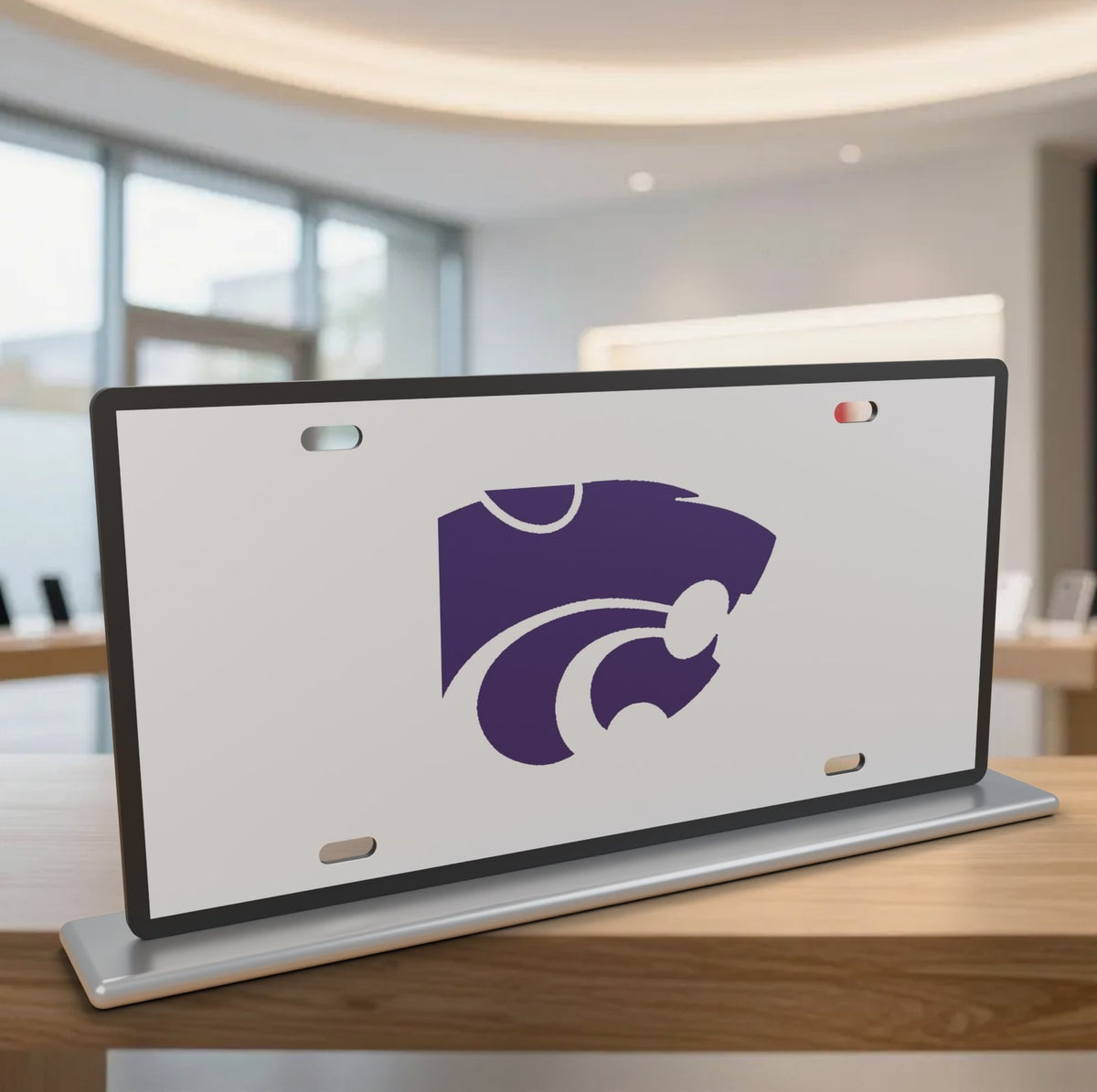 Kansas State Wildcats College Football License Plate Car Tag 12x6 Front Novelty