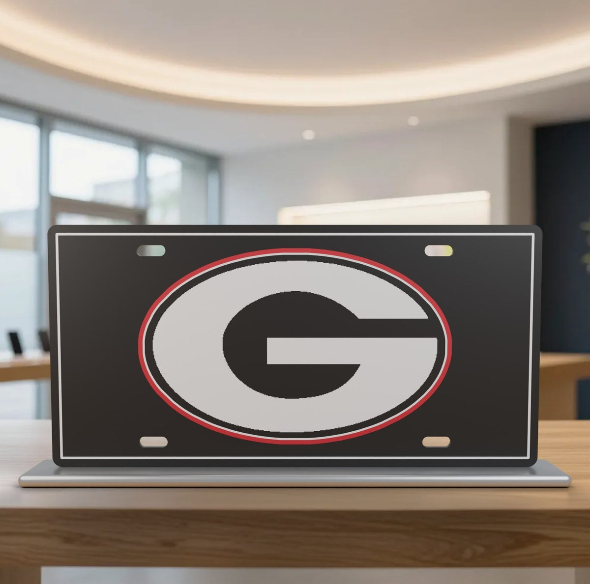 UGA Georgia Bulldogs Dawgs G Football License Plate Car Tag 12x6 Front Novelty