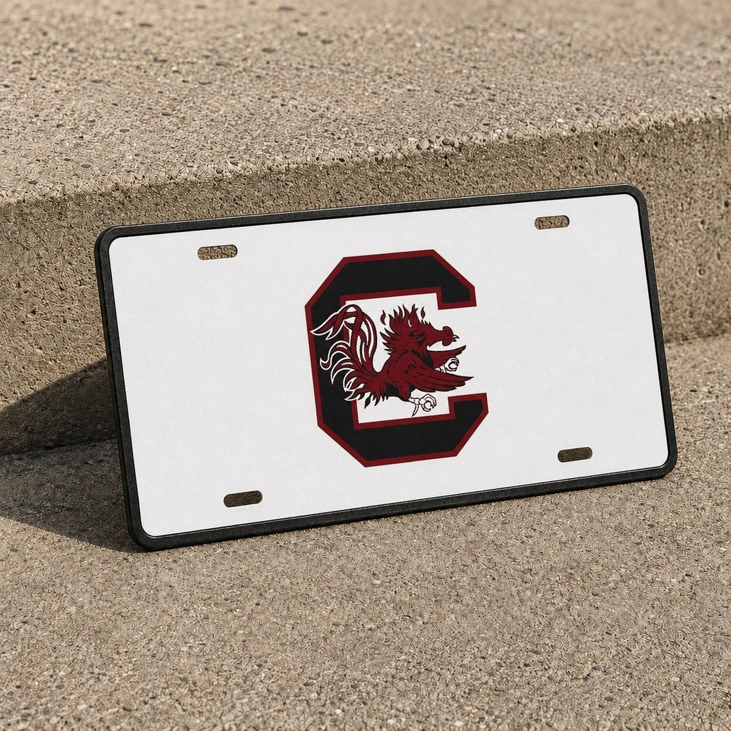South Carolina Gamecocks College Football License Plate Car Tag 12x6 Front