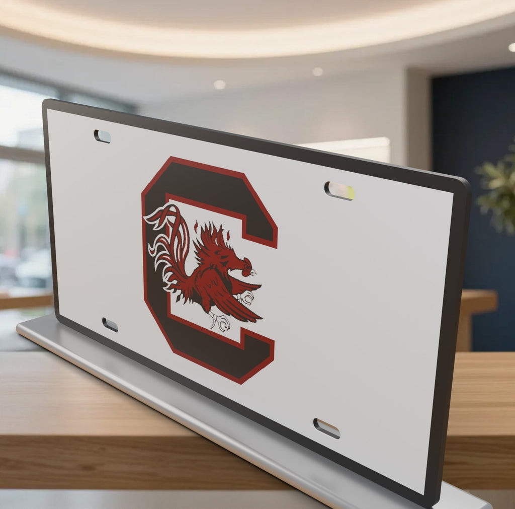 South Carolina Gamecocks College Football License Plate Car Tag 12x6 Front