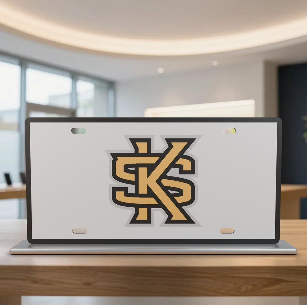 Kennesaw State Owls College Football License Plate Car Tag 12x6 Front Novelty