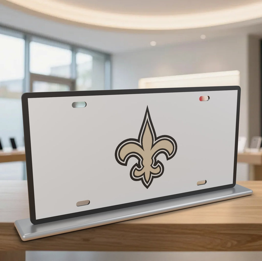 New Orleans Saints Football License Plate Car Tag 12x6 Front Novelty Vanity