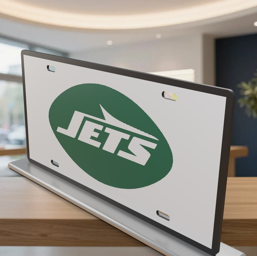 New York Jets Football License Plate Car Tag 12x6 Front Novelty Vanity
