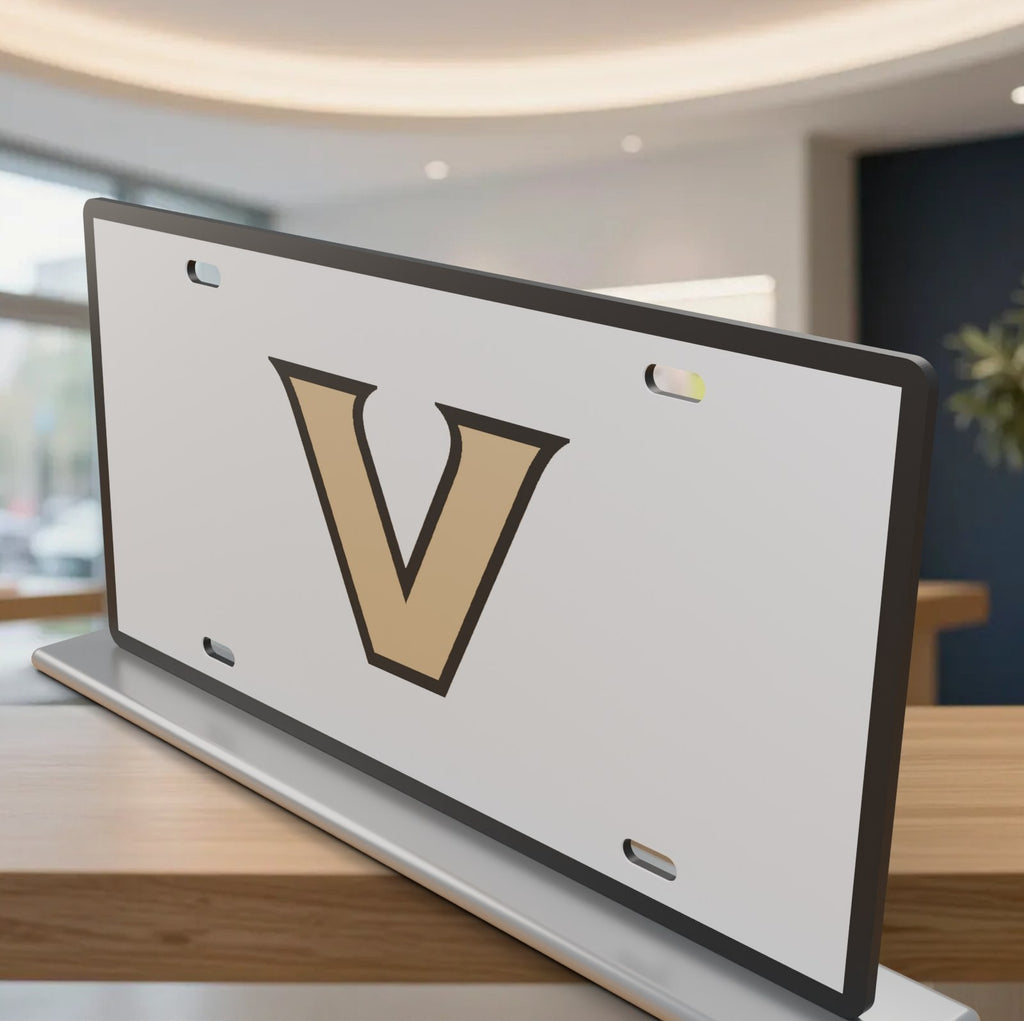 Vanderbilt Commodores College Football License Plate Car Tag 12x6 Front Novelty