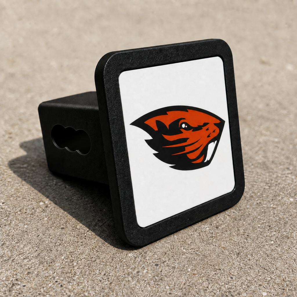 Oregon State Beavers Trailer Hitch Cover 2 Inch Receiver