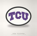 TCU Horned Frogs Oval Trailer Hitch Cover 2 Inch Receiver