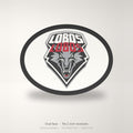 New Mexico Lobos UNM Oval Trailer Hitch Cover 2 Inch Receiver