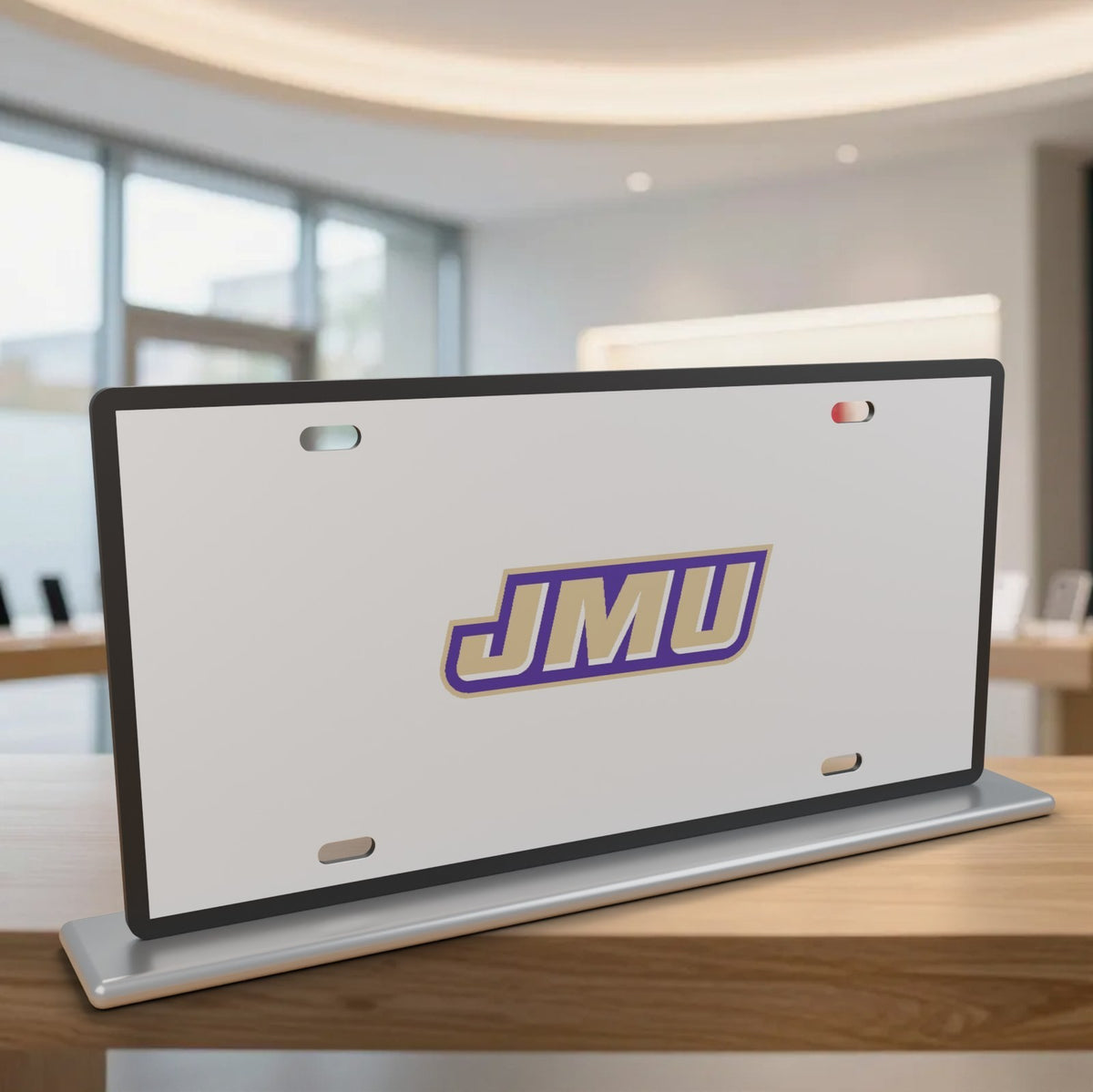 James Madison Dukes JMU License Plate Car Tag 12x6 Front