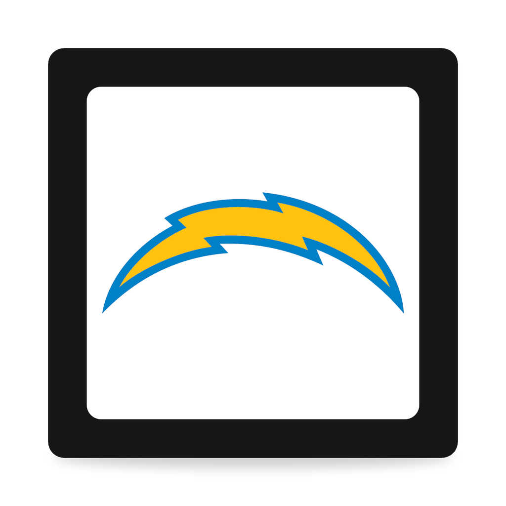 Los Angeles Chargers NFL 3-Inch Square Hitch Cover for 1.25 or 2 Inch Receiver