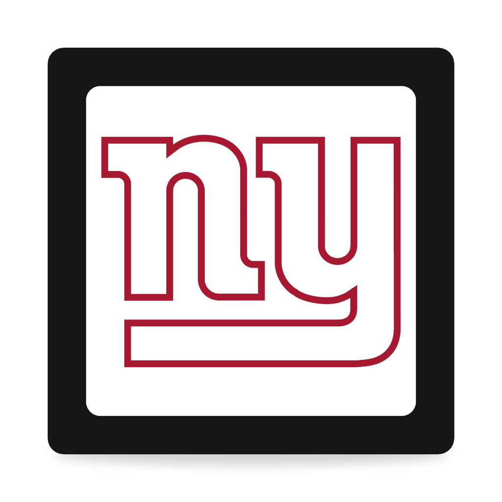 New York Giants NFL 3-Inch Square Hitch Cover for 1.25 or 2 Inch Receiver