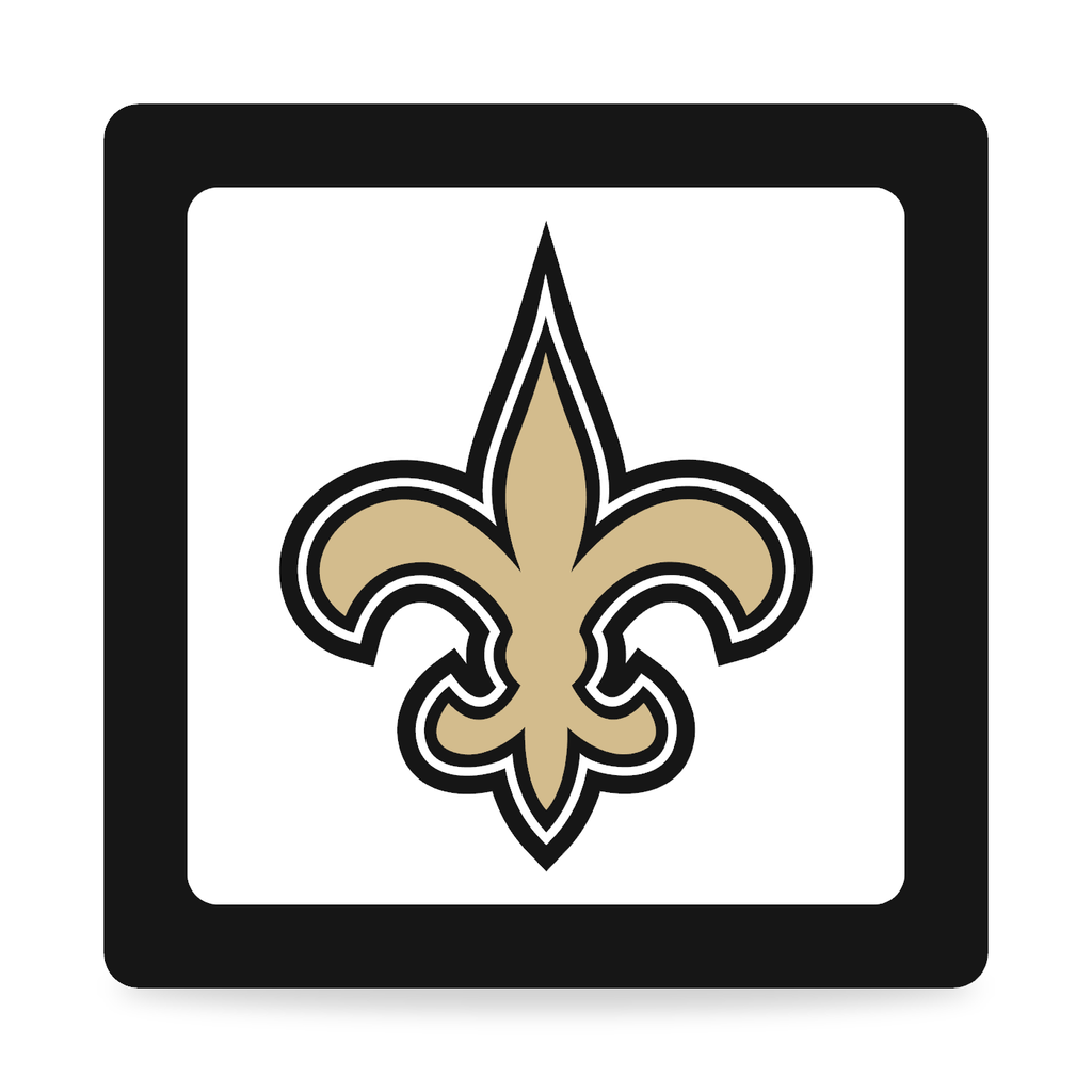 New Orleans Saints NFL 3-Inch Square Hitch Cover for 1.25 or 2 Inch Receiver