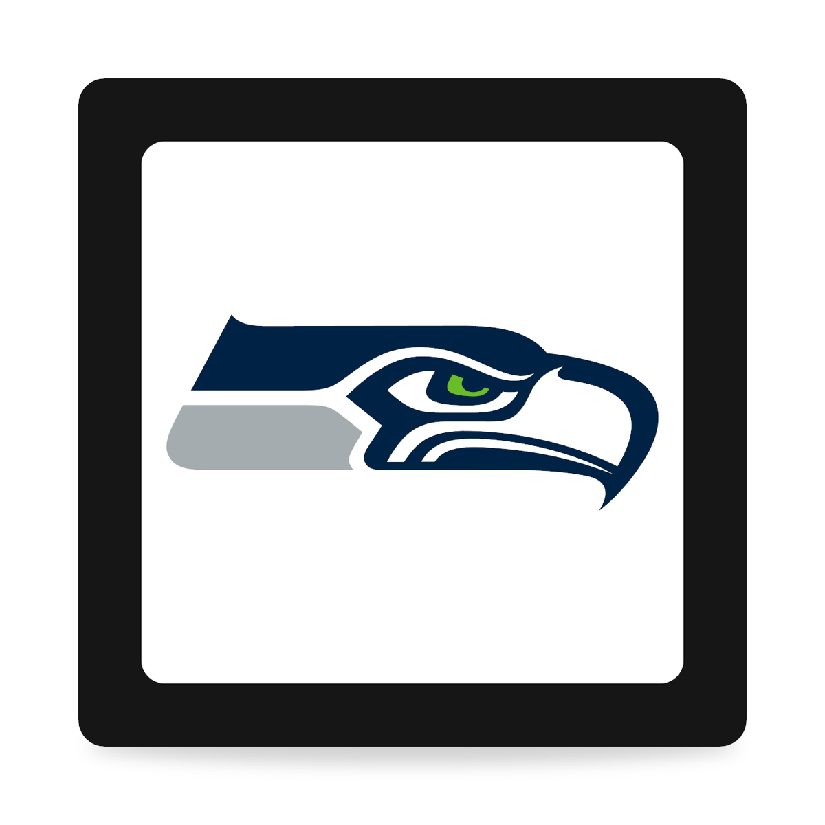 Seattle Seahawks NFL 3-Inch Square Hitch Cover for 1.25 or 2 Inch Receiver