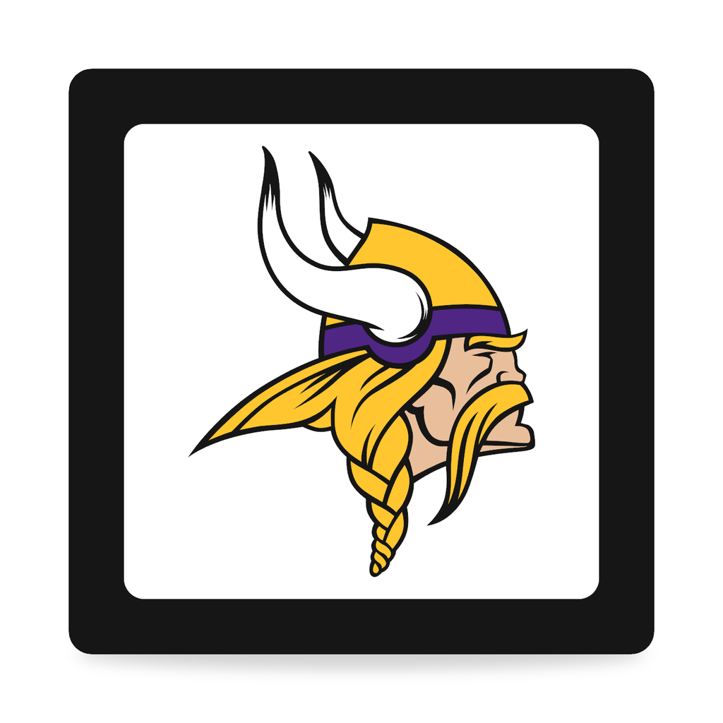 Minnesota Vikings NFL 3-Inch Square Hitch Cover for 1.25 or 2 Inch Receiver