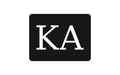 Kappa Alpha Society Greek Letter Hitch Cover Black White 2 Inch Receiver