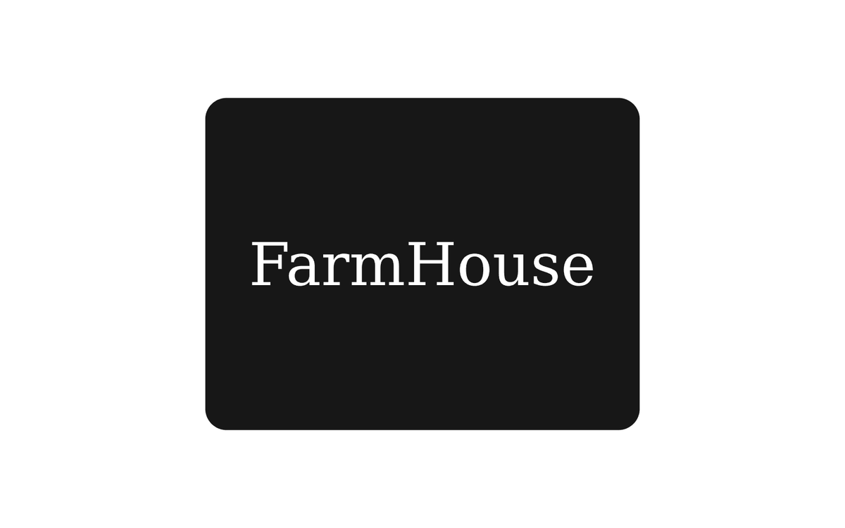 FarmHouse Fraternity Hitch Cover Black White 2 Inch Receiver