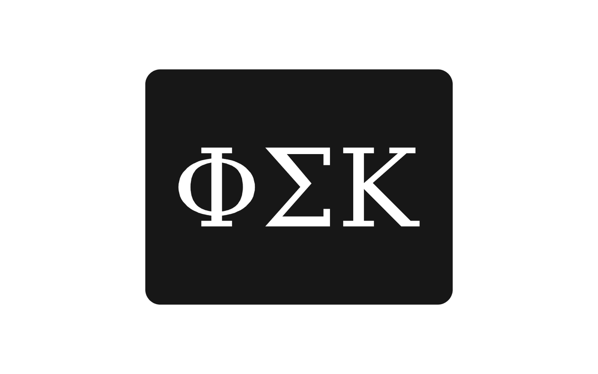 Phi Sigma Kappa Greek Letter Hitch Cover Black White 2 Inch Receiver
