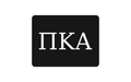 Pi Kappa Alpha Greek Letter Hitch Cover Black White 2 Inch Receiver