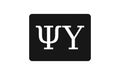 Psi Upsilon Greek Letter Hitch Cover Black White 2 Inch Receiver