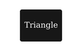 Triangle Greek Letter Hitch Cover Black White 2 Inch Receiver