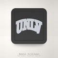 UNLV Rebels Blackout Trailer Hitch Cover 2 Inch Receiver Black