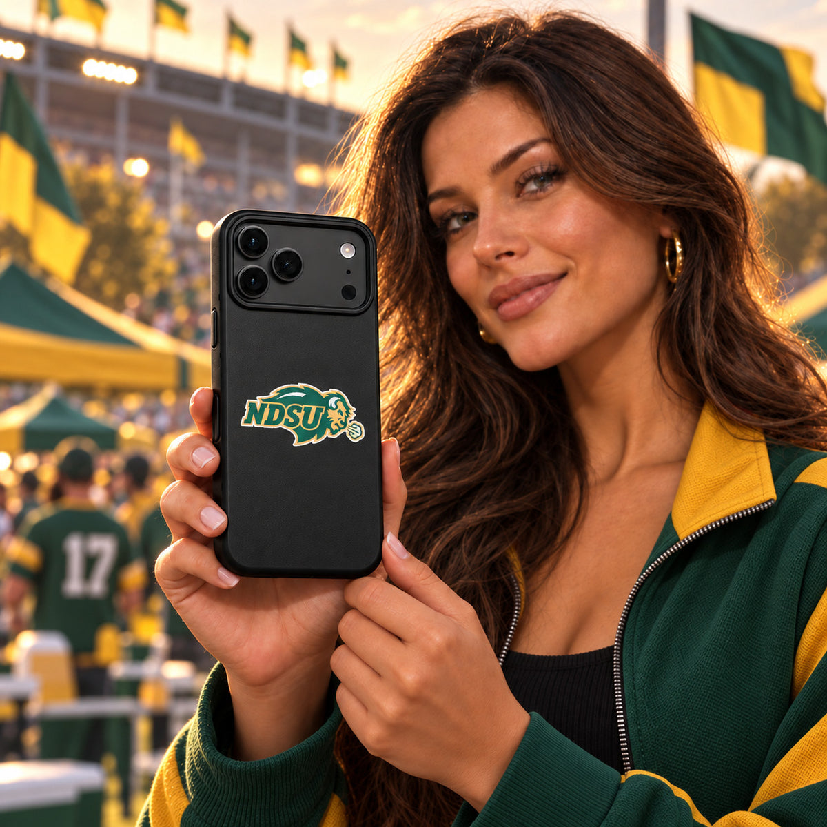 North Dakota State Bison Phone Case Cover iPhone 17 Pro Max Samsung Galaxy S26
