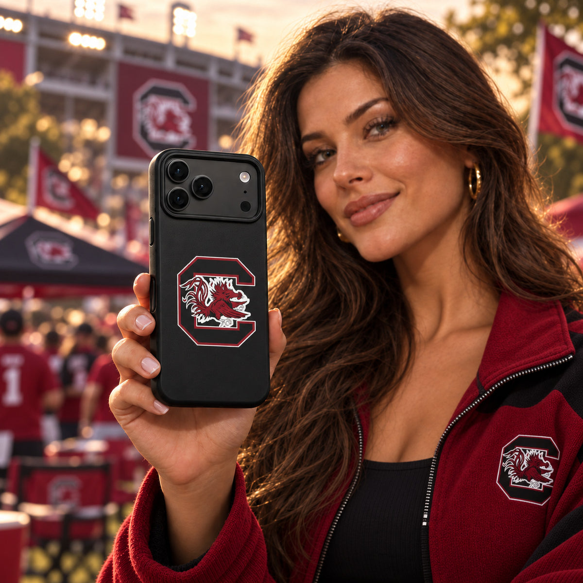 South Carolina Gamecocks Phone Case Cover iPhone 17 Pro Max Samsung Galaxy S26