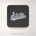 Mississippi State Bulldogs Blackout Trailer Hitch Cover 2 Inch Receiver