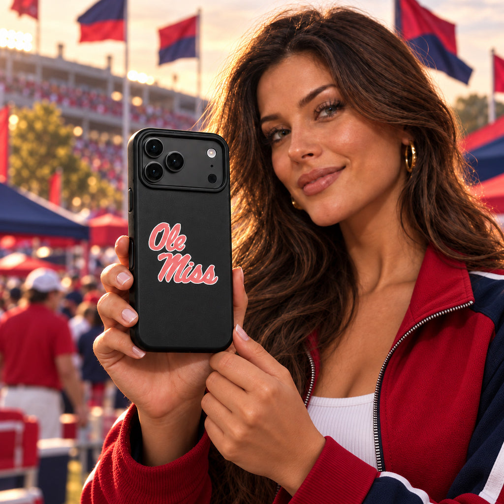 Ole Miss Rebels Phone Case Cover iPhone 17 Pro Max Samsung Galaxy S26 Slim