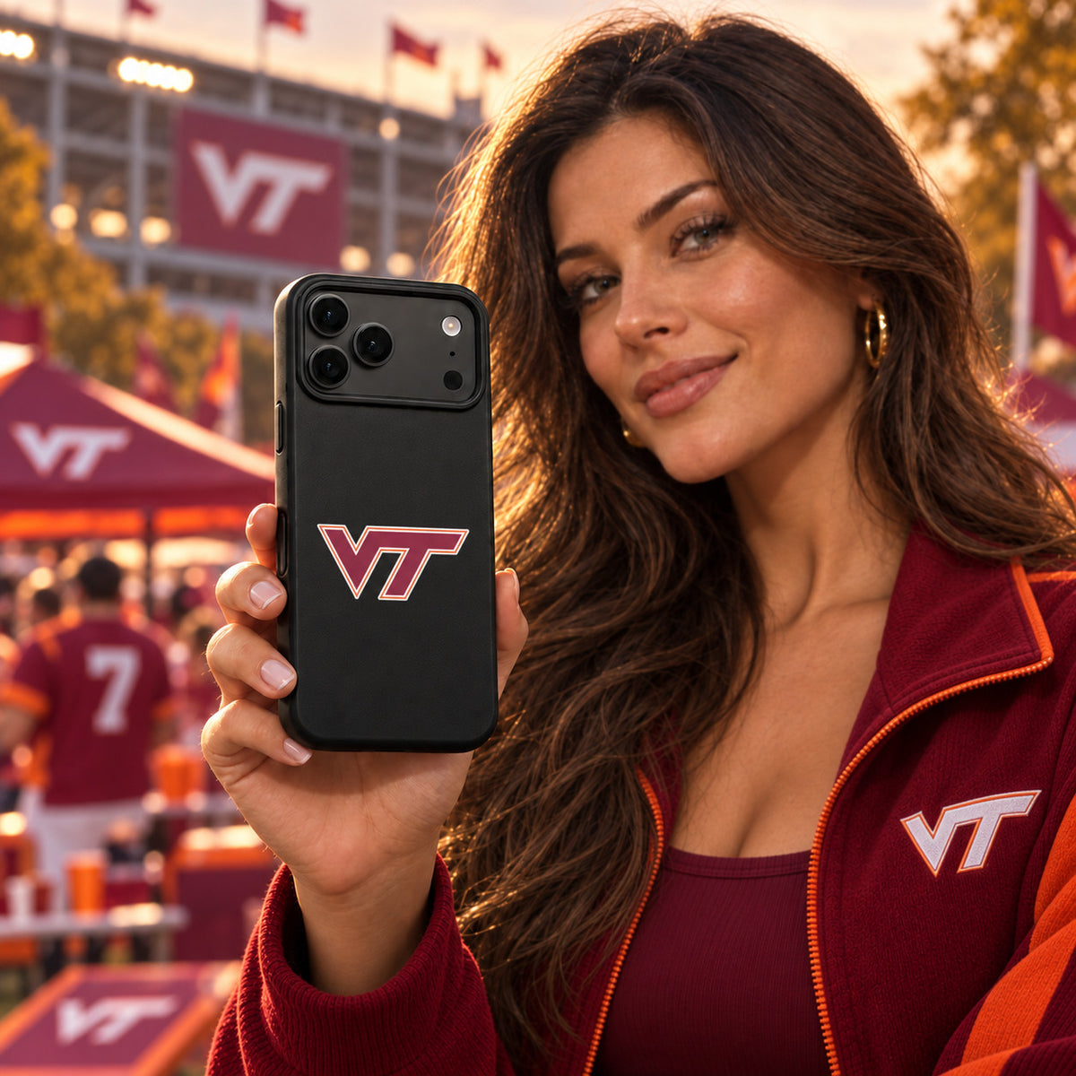 Virginia Tech Hokies VT Phone Case Cover iPhone 17 Pro Max Samsung Galaxy S26