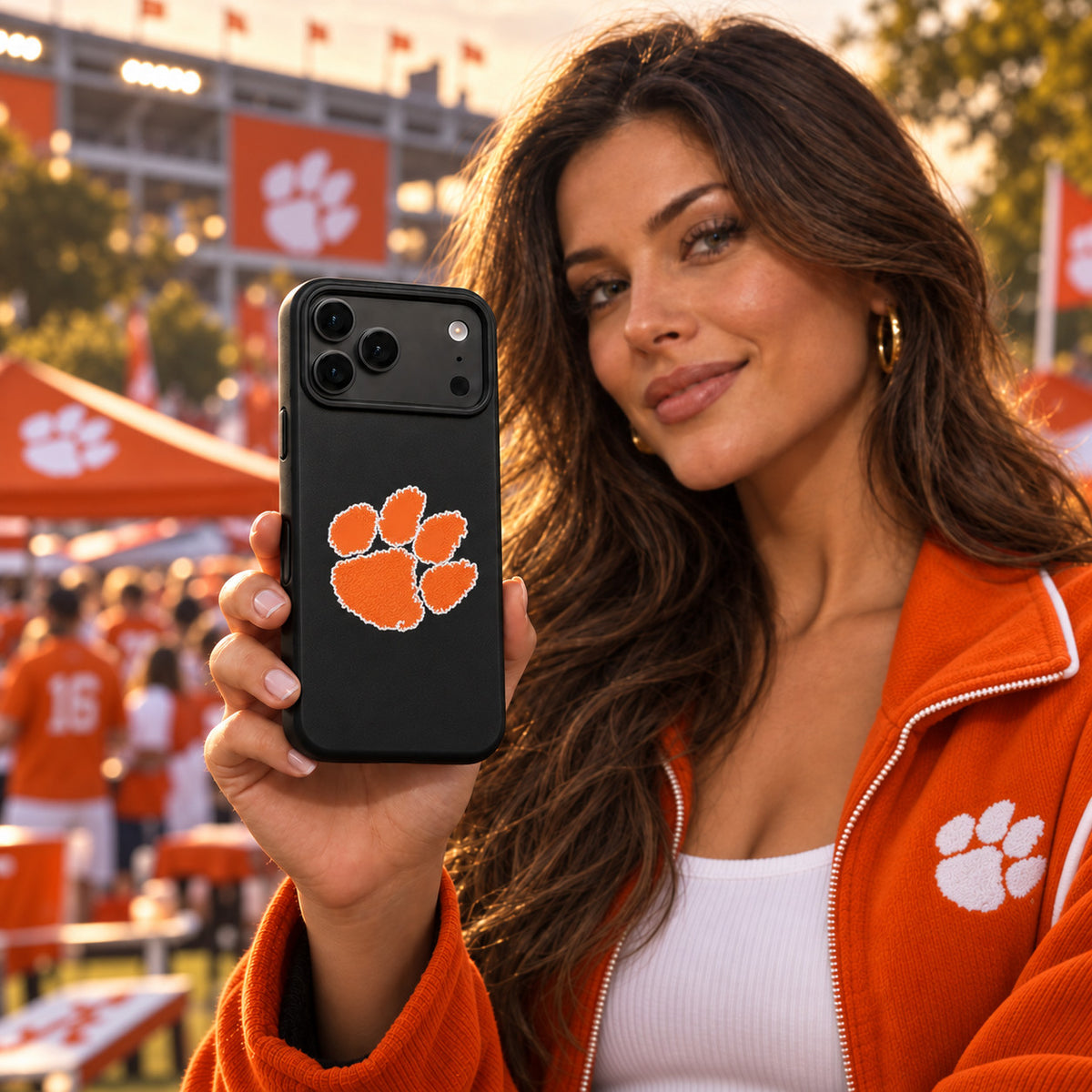 Clemson Tigers Phone Case Cover iPhone 17 Pro Max Samsung Galaxy S26 Slim