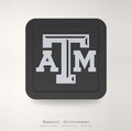 Texas A&M Aggies Blackout Trailer Hitch Cover 2 Inch Receiver Black