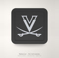 Virginia Cavaliers UVA Blackout Trailer Hitch Cover 2 Inch Receiver Black