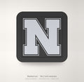 Nebraska Cornhuskers Huskers Blackout Trailer Hitch Cover 2 Inch Receiver Black