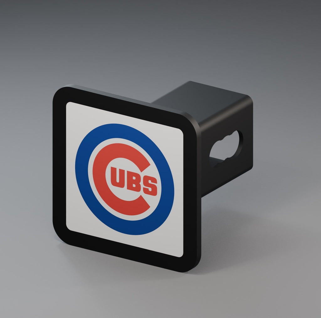 Chicago Cubs MLB Baseball Trailer Hitch Cover 2 Inch Receiver