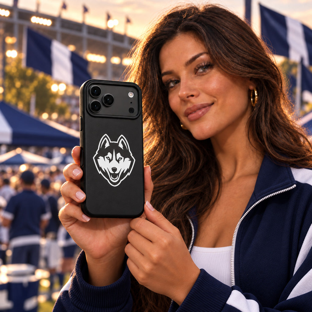 UConn Huskies Phone Case Cover iPhone 17 Pro Max Samsung Galaxy S26 Slim