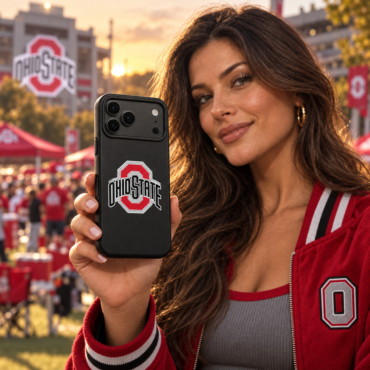 Ohio State Buckeyes Phone Case Cover iPhone 17 Pro Max Samsung Galaxy S26 Slim