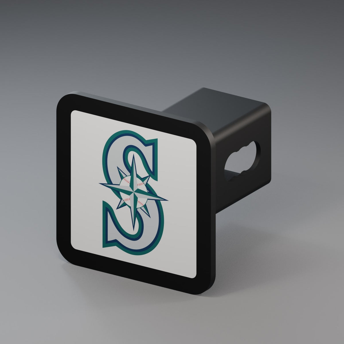 Seattle Mariners MLB Baseball Trailer Hitch Cover 2 Inch Receiver