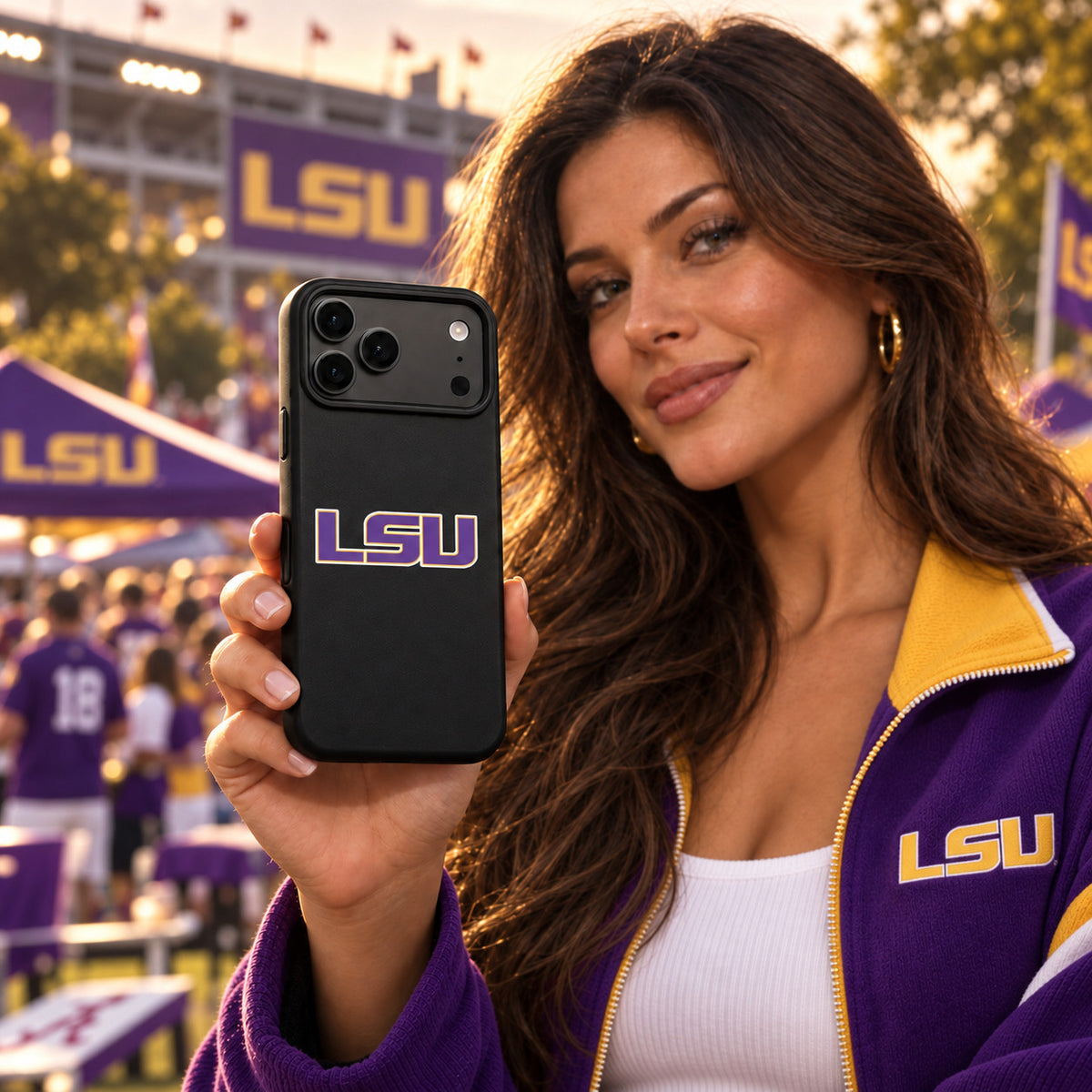 LSU Tigers Phone Case Cover iPhone 17 Pro Max Samsung Galaxy S26 Slim