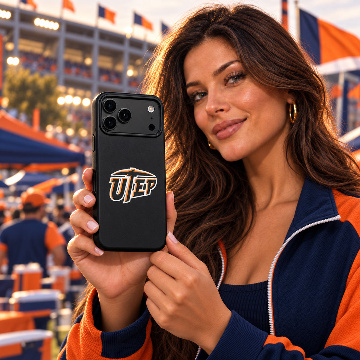 UTEP Miners Phone Case Cover iPhone 17 Pro Max Samsung Galaxy S26 Slim