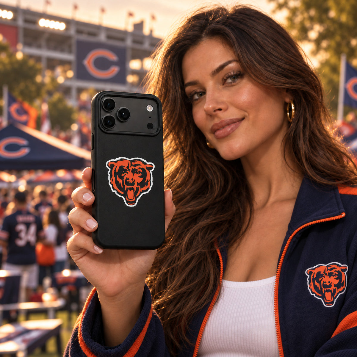 Chicago Bears Phone Case Cover iPhone 17 Pro Max Samsung Galaxy S26 Slim