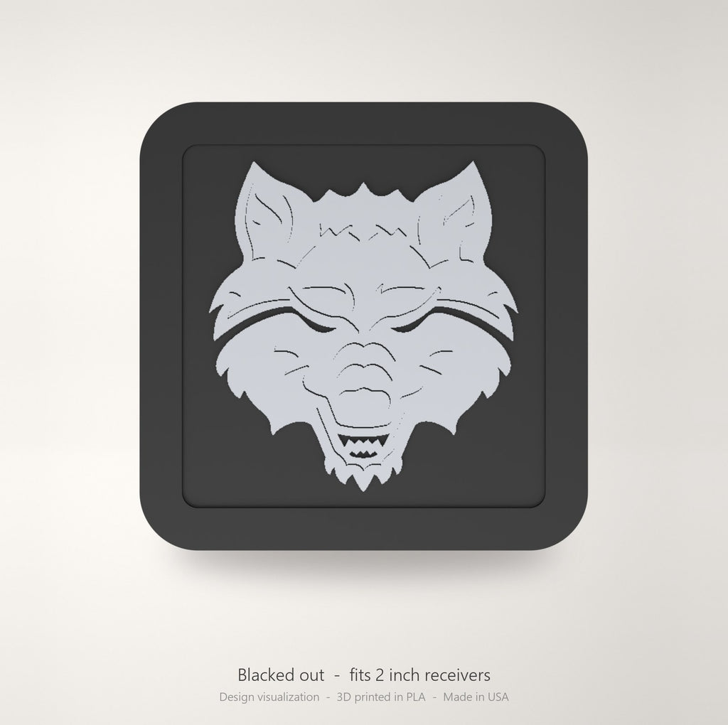 Arkansas State Red Wolves Blackout Trailer Hitch Cover 2 Inch Receiver
