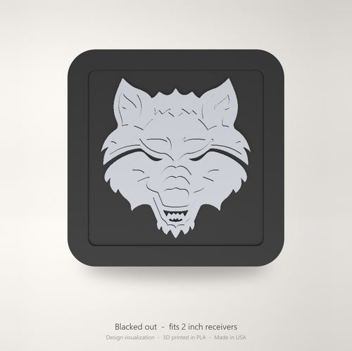 Arkansas State Red Wolves Blackout Trailer Hitch Cover 2 Inch Receiver